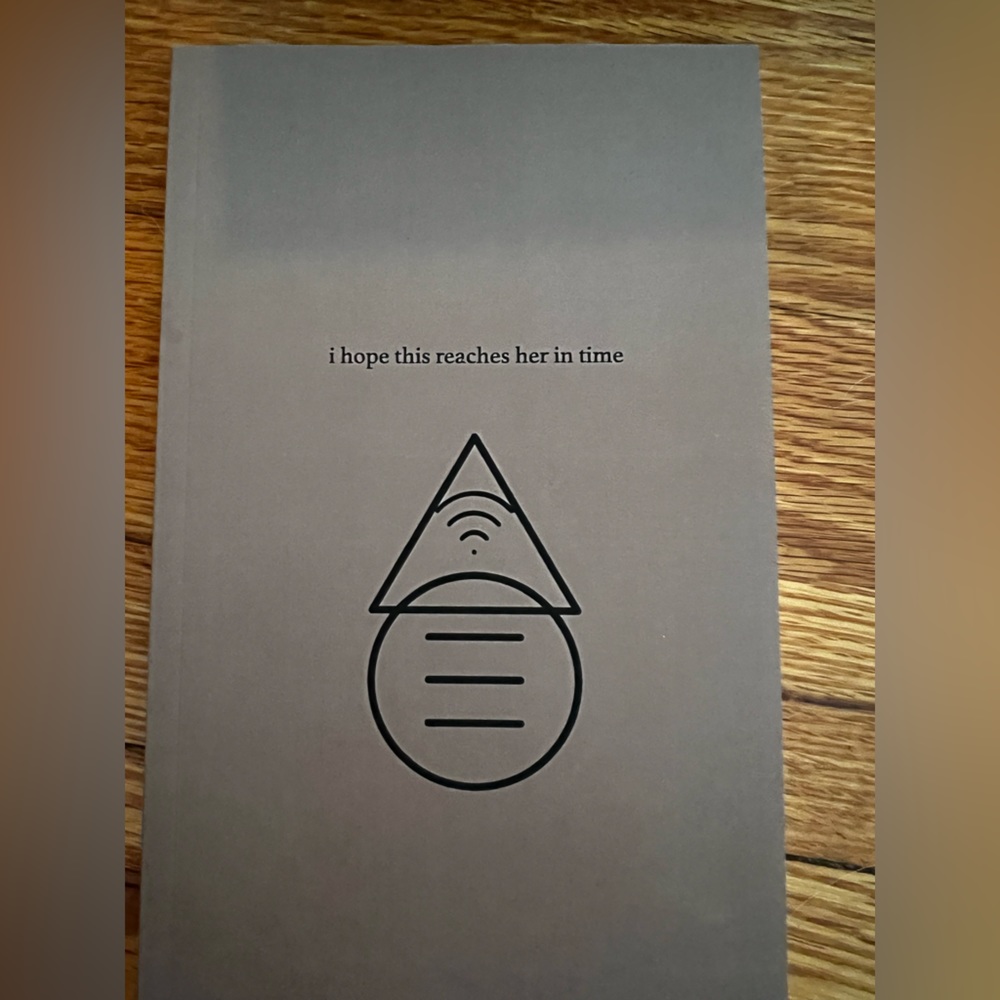 I hope this reaches her in time poetry book